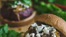 Caramelized Onion and Goat Cheese Burger Caramelized Onion and Goat Cheese Burger