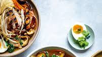 Charred chicken ramen bowls Charred chicken ramen bowls
