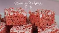 Strawberry Rice Krispie treats Strawberry Rice Krispie treats