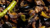 Eggplant sweet and sour curry(sri lankan brinjal pahi). Eggplant sweet and sour curry(sri lankan brinjal pahi).