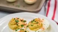 Hummus Deviled Eggs Hummus Deviled Eggs