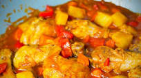 Chicken afritada Chicken afritada