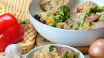 One Pot Cheesy Kielbasa Rice And Broccoli One Pot Cheesy Kielbasa Rice And Broccoli