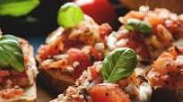 Bruschetta Saus Keju Bruschetta Saus Keju