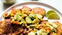 Tilapia with Avocado and Corn Salsa Tilapia with Avocado and Corn Salsa