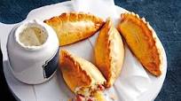 Potato, leek and ham piroshki Potato, leek and ham piroshki