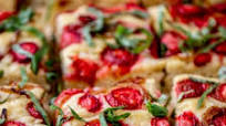 Strawberry Basil Focaccia Strawberry Basil Focaccia