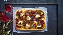 Brie and grape focaccia Brie and grape focaccia