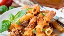 Baked Ziti With Sausage and Beef Baked Ziti With Sausage and Beef