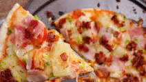 Maui Zaui Pizza With Polynesian Sauce Maui Zaui Pizza With Polynesian Sauce
