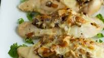Baked Chicken Breasts with Bell Pepper and Mushroom Medley Baked Chicken Breasts with Bell Pepper and Mushroom Medley
