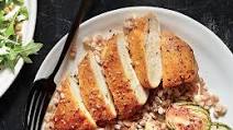 Turmeric-Roasted Chicken with Farro Turmeric-Roasted Chicken with Farro