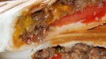 Grilled Cheeseburger Wraps Grilled Cheeseburger Wraps