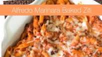 Alfredo Marinara Baked Ziti Alfredo Marinara Baked Ziti