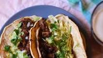 Chile Braised Pork Tacos with Avocado Tomatillo Salsa Chile Braised Pork Tacos with Avocado Tomatillo Salsa