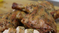 Grilled Brick Chicken Recipe on Big Green Egg Grilled Brick Chicken Recipe on Big Green Egg