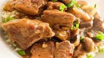 Smothered Pork Rib Tips Smothered Pork Rib Tips