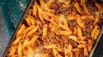 Baked Mostaccioli con Ricotta Baked Mostaccioli con Ricotta