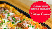 Holiday Lasagna Holiday Lasagna