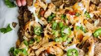 Loaded Baked Chicken Nachos Loaded Baked Chicken Nachos