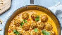 Healthy Turkey Meatballs in Curry Sauce Healthy Turkey Meatballs in Curry Sauce