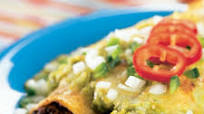 Black Bean Enchiladas with Warm Salsa Verde Black Bean Enchiladas with Warm Salsa Verde