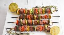 Low-FODMAP Easy Steak Kabobs Recipe; Gluten-free, Dairy-free Low-FODMAP Easy Steak Kabobs Recipe; Gluten-free, Dairy-free