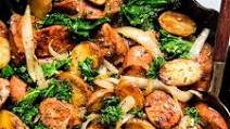 Sausage, Kale and Potato Skillet Dinner Sausage, Kale and Potato Skillet Dinner