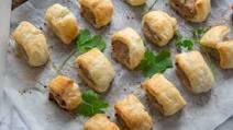 Puff Pastry Sausage Wheels Puff Pastry Sausage Wheels