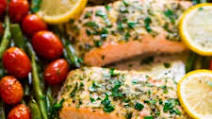 Garlic Salmon with Lemon Butter Garlic Salmon with Lemon Butter