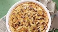 Caramelized Onion, Mushroom and Gruyere Quiche with Oat Crust Caramelized Onion, Mushroom and Gruyere Quiche with Oat Crust