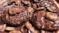 Chopped Sirloin with Mushroom Marsala Sauce Chopped Sirloin with Mushroom Marsala Sauce