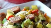 Chicken and Apple Sausage Vegetable Skillet Chicken and Apple Sausage Vegetable Skillet