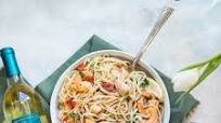 Shrimp Pasta in White WIne Sauce Shrimp Pasta in White WIne Sauce