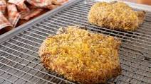 Homemade Shake-and-Bake Pork Chops with Mustard Sauce Homemade Shake-and-Bake Pork Chops with Mustard Sauce