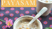 Chana dal Sago Payasam Chana dal Sago Payasam