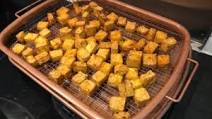 Convection Oven Crispy Basket Tofu Convection Oven Crispy Basket Tofu