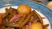Slow Cooker Green Beans, Ham and Potatoes Slow Cooker Green Beans, Ham and Potatoes