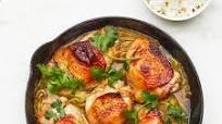 Thai Roast Chicken Thighs With Coconut Rice Thai Roast Chicken Thighs With Coconut Rice