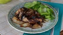 Instant Pot Balsamic Chicken with Pears & Mushrooms - Dump and Go Dinner Instant Pot Balsamic Chicken with Pears & Mushrooms - Dump and Go Dinner