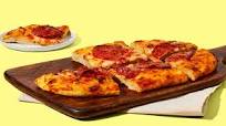 Pepperoni Focaccia Flatbread with Prosciutto and Red Pepper. | 2 Servings Pepperoni Focaccia Flatbread with Prosciutto and Red Pepper. | 2 Servings