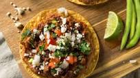 Tostadas de Carne Molida con Ejotes Tostadas de Carne Molida con Ejotes