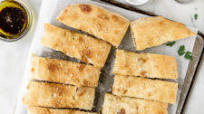 stuffed focaccia with mozzarella and pistachio pesto stuffed focaccia with mozzarella and pistachio pesto