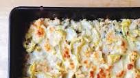 Cheesy Chicken and Artichoke Cauliflower Casserole Cheesy Chicken and Artichoke Cauliflower Casserole