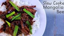 Slow Cooker Mongolian Beef Slow Cooker Mongolian Beef