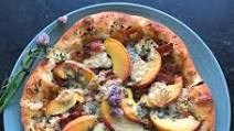 Bacon, Blue Cheese, & Peach Pizza With Semolina Pizza Crust | Lodge Cast Iron Bacon, Blue Cheese, & Peach Pizza With Semolina Pizza Crust | Lodge Cast Iron