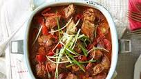 Korean pork and red pepper stew Korean pork and red pepper stew