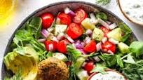 Falafel Bowls with Cashew Tzatziki Falafel Bowls with Cashew Tzatziki