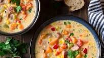 Sweet Potato Ham and Corn Chowder Sweet Potato Ham and Corn Chowder