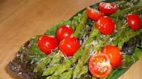 Antipasto of Asparagus With Freshly Grated Parmigiano Cheese Antipasto of Asparagus With Freshly Grated Parmigiano Cheese